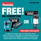 Makita LXT Cordless Jobsite Kit Brushless 6pc 18V 5Ah