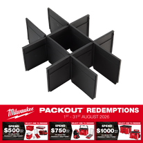Milwaukee PACKOUT Dividers for 2 Drawer Tool Box