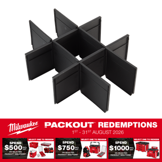 Milwaukee PACKOUT Dividers for 2 Drawer Tool Box