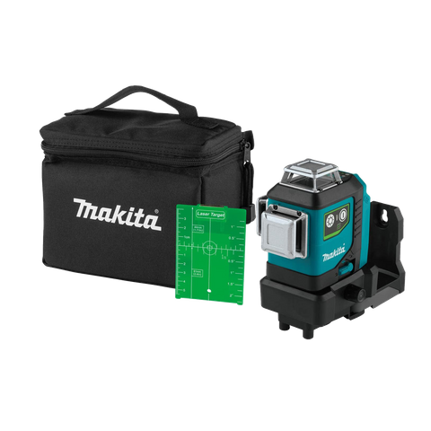 Makita CXT Cross Line Laser 3 x 360Deg Green 12v - Bare Tool