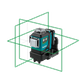 Makita CXT Cross Line Laser 3 x 360Deg Green 12v - Bare Tool