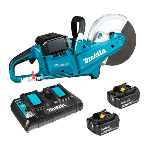 Makita LXT Cordless Power Cutter Brushless 230mm 36V (2x18V) 5Ah