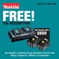 Makita LXT Cordless Robotic Cleaner Brushless 18V/36V - Bare Tool
