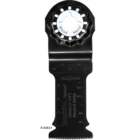 Makita Starlock Multi Tool Blade BiM Plunge Cut Wood/Metal 28 x 50mm 18tpi