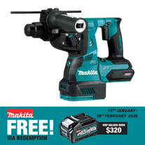 Makita XGT Cordless Rotary Hammer Drill SDS 28mm Brushless 40V - Bare Tool
