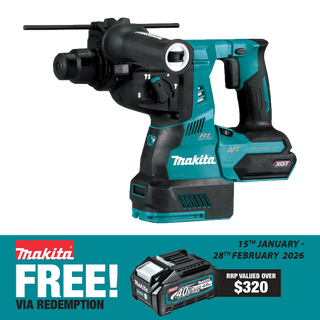 Makita XGT Cordless Rotary Hammer Drill SDS 28mm Brushless 40V - Bare Tool