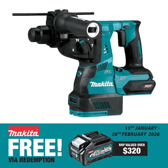Buy Makita XGT Cordless Rotary Hammer Drill SDS 28mm Brushless 40V