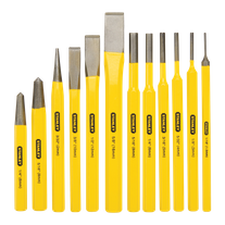 Stanley Punch & Cold Chisel set 12pc