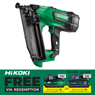 HiKOKI Cordless Brad Nailer Brushless Angled 16g 18V - Bare Tool