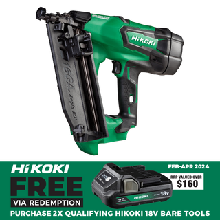 HiKOKI Cordless Brad Nailer Brushless Angled 16g 18v Bare Tool