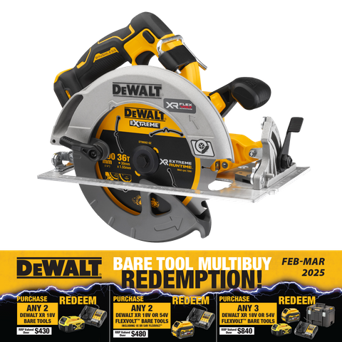 DeWalt FLEXVOLT Advantage Cordless Circular Saw 184mm 18V - Bare Tool