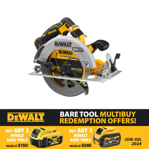 DeWalt FLEXVOLT Advantage Cordless Circular Saw 184mm 18V - Bare Tool