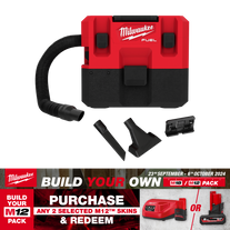 Milwaukee M12 FUEL Cordless Wet & Dry Vacuum L-Class 12V - Bare Tool