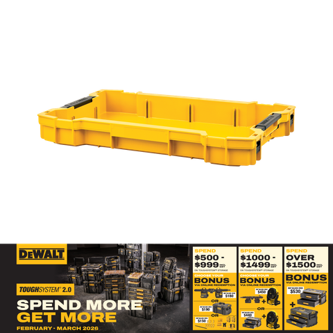 DEWALT TOUGHSYSTEM 2.0 Shallow Tray