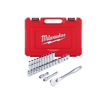 Milwaukee Socket Set 1/2in Dr Metric 28pc