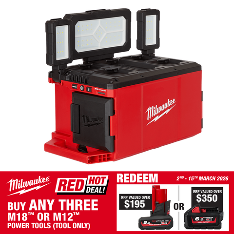 Milwaukee M18 PACKOUT Area Light/Charger 18V - Bare Tool