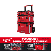 Milwaukee PACKOUT Rolling Tool Box Set 3pc