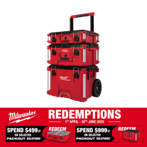 Milwaukee PACKOUT Rolling Tool Box Set 3pc