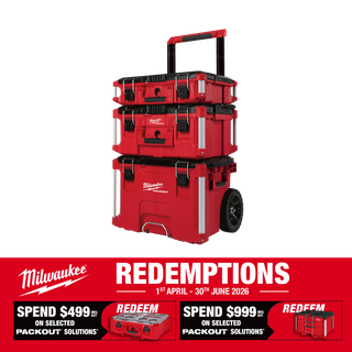 Milwaukee PACKOUT Rolling Tool Box Set 3pc