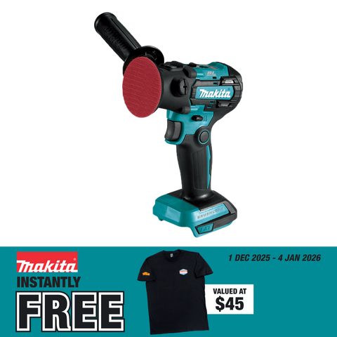Makita LXT Cordless Sander Polisher Brushless 75mm 18V - Bare Tool