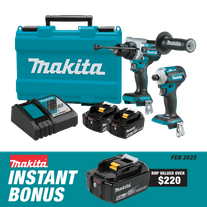 Makita LXT Cordless Hammer Drill and Impact Driver 18V 5Ah