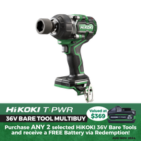 HiKOKI Cordless Impact Wrench Brushless 1/2in 770Nm 36V - Bare Tool