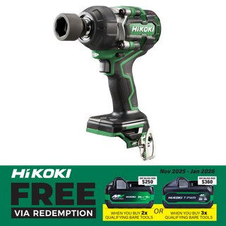 HiKOKI Cordless Impact Wrench Brushless 1/2in 770Nm 36V - Bare Tool