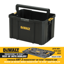 DeWalt TSTAK Open Tote Tool Box