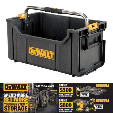 DeWalt TOUGHSYSTEM Open Tote with Handle