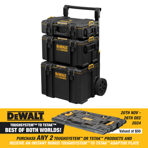 DeWalt TOUGHSYSTEM 2.0 Mobile Storage System 3pc