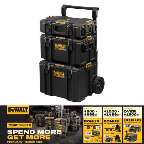 DEWALT TOUGHSYSTEM 2.0 Mobile Storage System 3pc