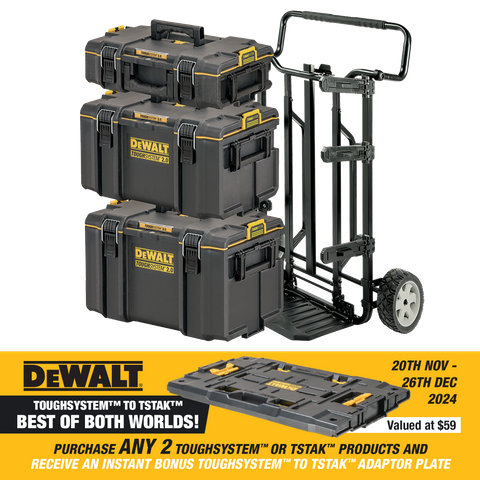 DeWalt TOUGHSYSTEM 2.0 Mobile Storage System 4pc