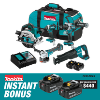 Makita LXT Cordless Jobsite Kit Brushless 5pc 18V 5Ah