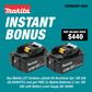 Makita LXT Cordless Jobsite Kit Brushless 5pc 18V 5Ah