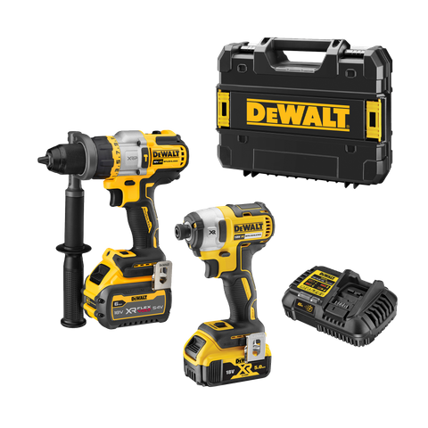 DeWalt Cordless Hammer Drill & Impact Driver Brushless 18v 5Ah/6Ah