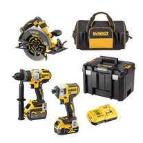 DeWalt Cordless Brushless 3pc Circular Saw Kit 18/54V 5Ah/9Ah