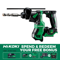 HiKOKI Cordless Rotary Hammer Drill Brushless 18mm SDS+ 18v - Bare Tool
