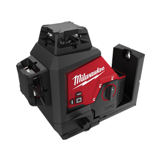Milwaukee M12 Cross Line Laser 3x 360deg 3 Plane Green Beam 12v - Bare Tool