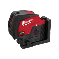 Milwaukee M12 Cross Line Laser with Plumb Green Beam 12V - Bare Tool
