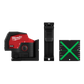 Milwaukee M12 Cross Line Laser with Plumb Green Beam 12V - Bare Tool