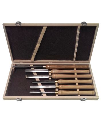 ToolShed Wood Turning Chisel Set HSS 6pc