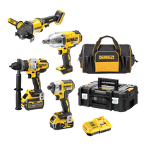 DeWalt Cordless Brushless 4pc Kit 18/54V 5Ah/9Ah