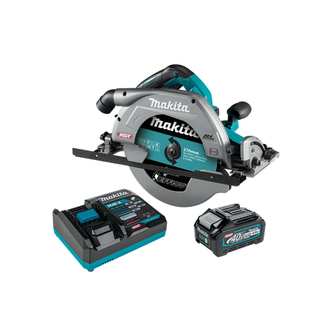 Makita XGT Cordless Circular Saw Brushless 270mm 40V 4Ah x 1