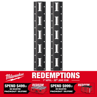 Milwaukee PACKOUT E-Track System Rail 2pc