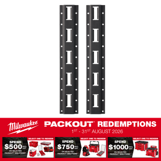 Milwaukee PACKOUT E-Track System Rail 2pc
