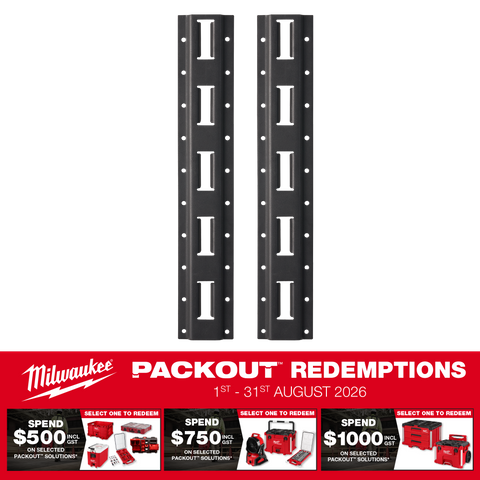 Milwaukee PACKOUT E-Track System Rail 2pc