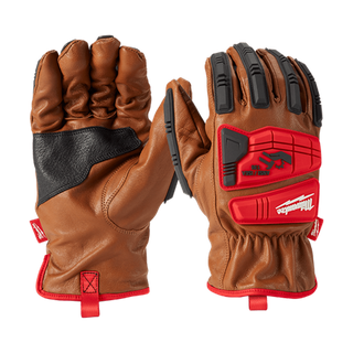 Milwaukee Impact Cut Level 3 Leather Gloves Sml