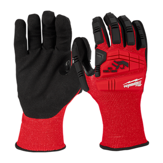 Milwaukee Impact Cut Level 3 Nitrile Dipped Gloves Med