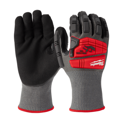 Milwaukee Impact Cut Level 5 Nitrile Dipped Gloves M