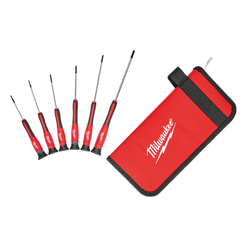 Milwaukee Precision Screwdriver Set 6pc